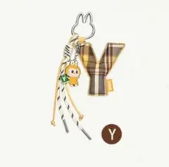 ラブブ PIN FOR LOVE イニシャル キーリング【Y】