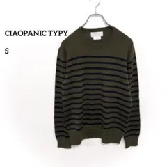 CIAOPANIC TYPYストライプセーターカーキボーダーニット S d494