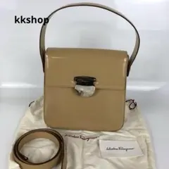 Salvatore Ferragamo フェラガモ レザー 2way ハンド