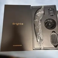 新品 Brighte ドライヤー ブラック メーカー保証書 ミストセラム付き