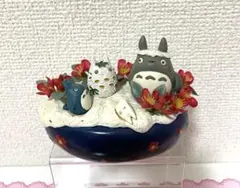 希少レア ジブリ となりのトトロ 季節 冬 置物 雪トトロ