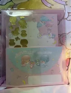 サンリオ リトルツインスターズ キキララ 45周年アニバーサリー レターセット☆