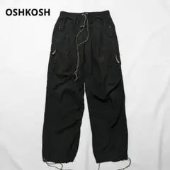 【OSHKOSH】テック ナイロンパンツ トラックパンツ XL ブラックのサムネイル