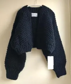 Graphpaper Big Cable Hand Knitブラック - メルカリ