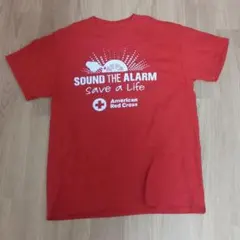 【USA古着】アメリカ赤十字社 Tシャツ 赤