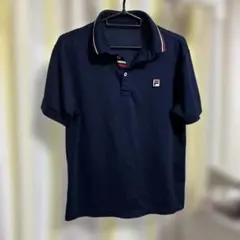 FILA フィラ ポロシャツ ネイビーS