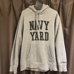 AVIREX NAVY YARD プルオーバーパーカー グレー