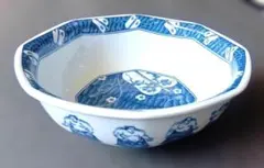 大相撲デザイン　大型万能　陶磁器　八角形ボウル