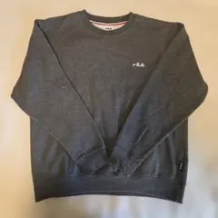 FILA グレー クルーネック トレーナー