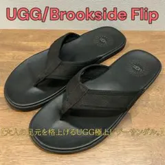 UGG シーサイドフリップレザー ブラック - メルカリ