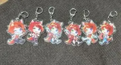 すとぷり 莉犬くん アクリルキーホルダー 6個セット