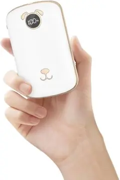 モバイルバッテリー 軽量 小型 急速充電10000mAh 3台同時充電 ホワイト