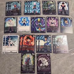 ドラゴンボールフュージョンワールド　ベジットデッキ フュージョンワールド 全4コン 青 FB10 ベジットデッキ 40枚 R以下