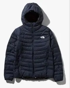 ノースフェイス ダウンジャケット／サンダーフーディ 黒L　レディース