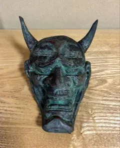 骨董品 伐折羅大将 お面 壁掛け 乾漆 仏教 美術 骨董品 レトロ アンティーク 骨董品面 伐折羅大将 - メルカリ