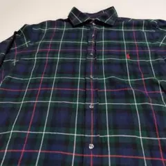 Ralph Lauren チェック ネルシャツ ブラックウォッチ　サイズL