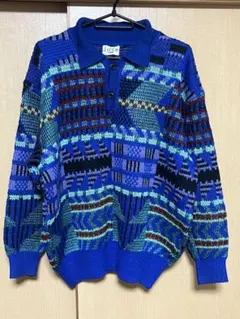 ficce ヨシユキコニシ ニット セーター エリ付き ドン小西