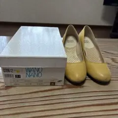 WANO NANO イエロー パンプス 25.0のサムネイル