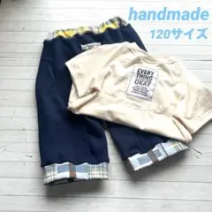白tシャツ &スゥエットハーフパンツ　ハンドメイド
