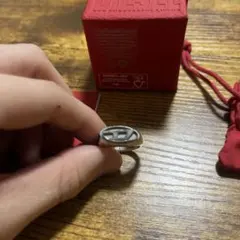 DIESEL シルバーリング 8号　箱等付