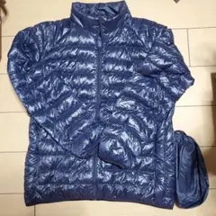 UNIQLO ネイビー ダウンジャケット XL　ウルトラライトダウン