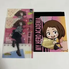 僕のヒーローアカデミア 麗日お茶子 クリアカード メモ帳