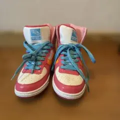 VANS ハイカットスニーカー ピンク/オレンジ/青