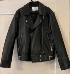ZARA ブラック ライダースジャケット サイズ　140