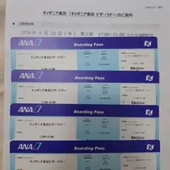 キッザニア東京 ピザーラデー チケット4枚のサムネイル