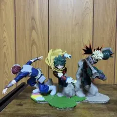 ヒロアカ XrossLink 緑谷出久 爆豪勝己 轟焦凍 フィギュア3体セット