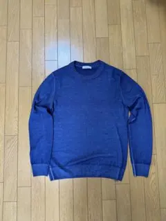 新品nonnative ネイビー 薄手クルーネックセーター 0 - メルカリ