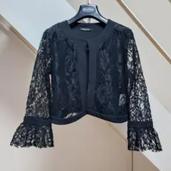 Georgia&johns レース カーディガン ボレロ ブラック