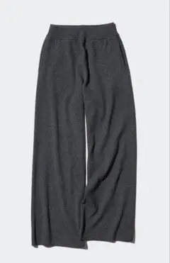 UNIQLO ウォッシャブルミラノリブニットパンツ