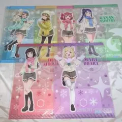 ラブライブ　クリアファイル　サンシャイン　ウィンターキャンペーン