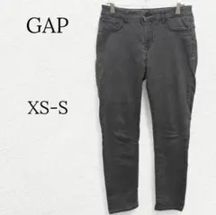 1615【GAP】ストレッチアンクルデニム ジョギング ジーンズ レギパン 黒のサムネイル