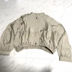 【美品】2025✨️完売品 ノーブル リンクル タフタ オーバー ブルゾン