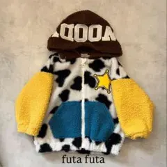 フタフタ トイストーリー ウッディー インパ ボア ブルゾン アウター 80