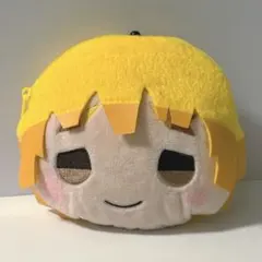鬼滅の刃　きゃらまるぬいぐるみパスケース　我妻善逸