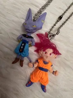ドラゴンボール ビルス 孫悟空 フィギュアキーホルダー UDM