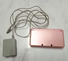 ジャンク Nintendo 任天堂 ニンテンドー 3DS ピンク 充電ケーブル付