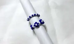 ビーズリング　ハンドメイド 指輪 韓国　アクセサリー
