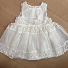 美品H&M ホワイト ドレス　80cm