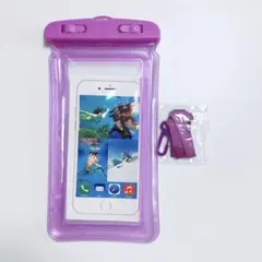 防水ケース 7.0インチ対応 スマホ 海 プール 川遊び レジャー 可愛い