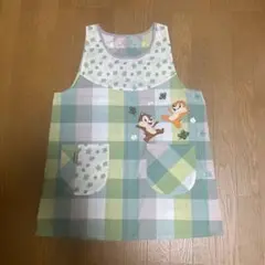 チップとデール エプロン チェック柄のサムネイル