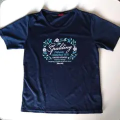 Spalding 半袖Tシャツ LLサイズ ネイビー