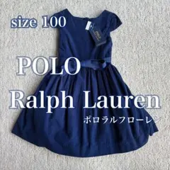タグ付きPolo Ralph Lauren ワンピース ネイビー ドレス 100