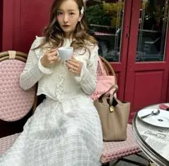 新品！お値下げ中★rosyluce Knit Lace Blouse