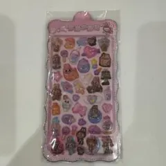 ラブブ 3D 立体 ボンボンドロップシール ぷっくり