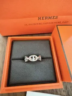 HERMES エルメス シェーヌダンクル アンシェネ リング50 - メルカリ