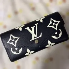LOUIS VUITTON 黒 モノグラム 長財布